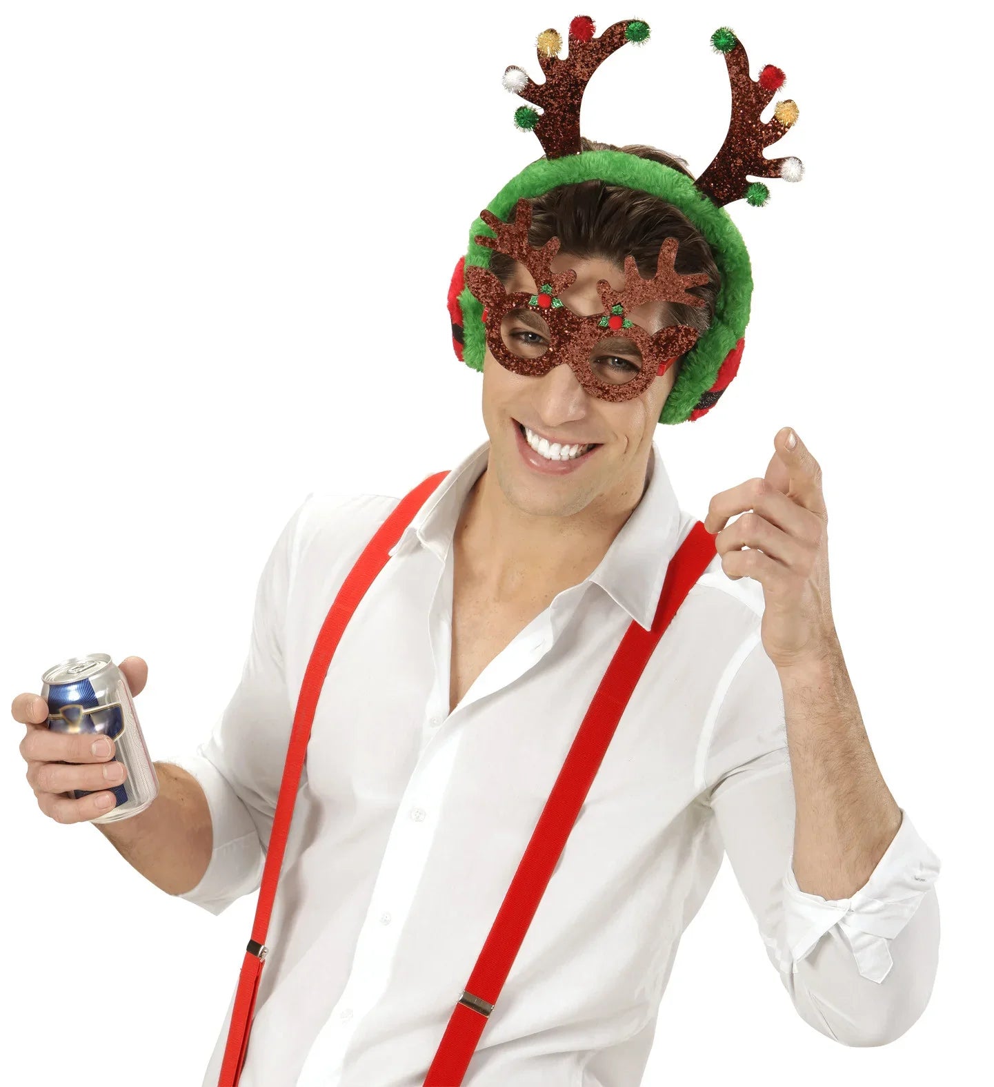 Orejeras de Reno de Papá Noel Complementos Navidad Widmann